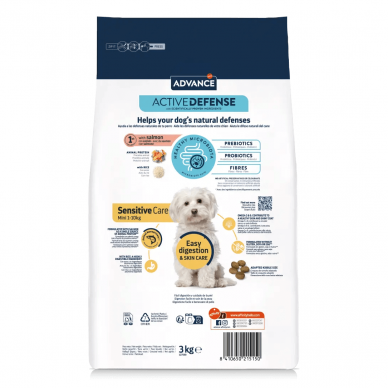 Advance Mini Sensitive  dry food for small-breed dogs 1