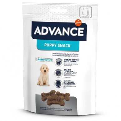 ADVANCE PUPPY SNACK 150 G with its exclusive formula