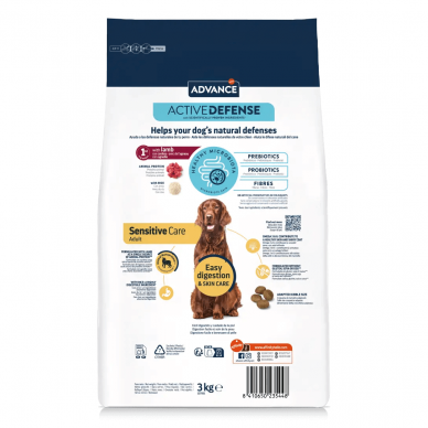 Advance Sensitive Lamb & Rice  dry food for dogs with sensitive stomachs 1
