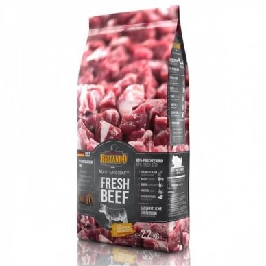 BELCANDO® Mastercraft Fresh Beef sausas maistas su jautiena suaugusiems šunims