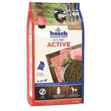 BOSCH HPC Active  dry food for adult dogs with increased energy requirements