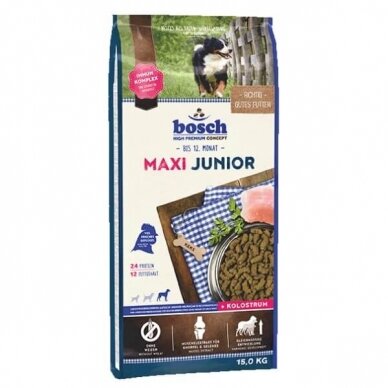 Bosch Maxi Junior sausas maistas didelių veislių augantiems šuniukams