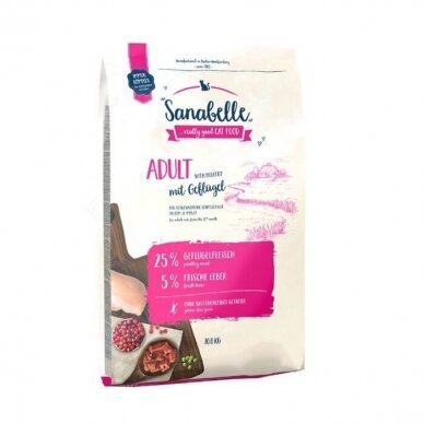Sanabelle Adult with poultry dry food for cats