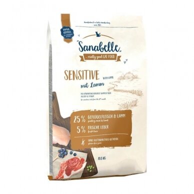 Sanabelle Sensitive with lamb dry food for cats