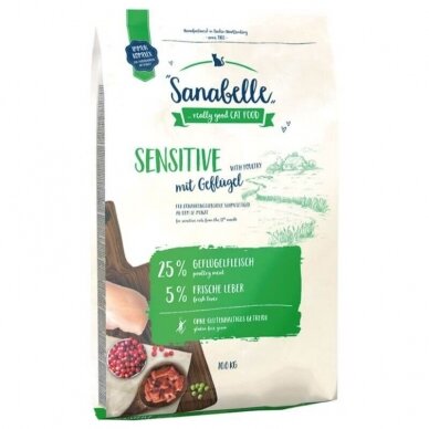 Sanabelle Sensitive with poultry dry food for cats