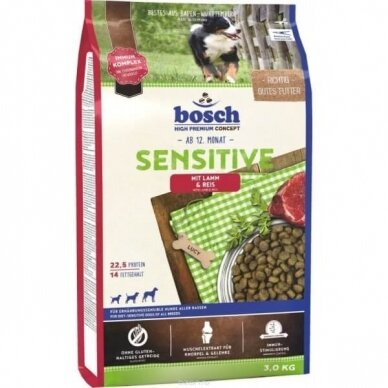 Bosch HPC   Sensitive Lamb & Rice is a complete food for your nutritionally sensitive dog.