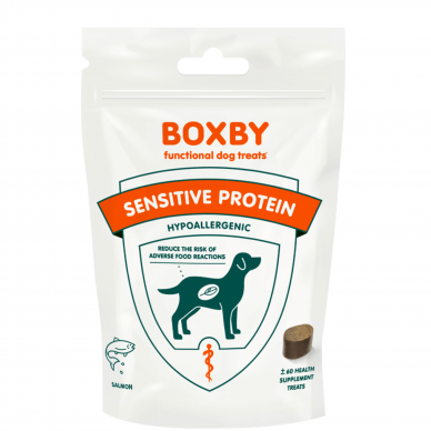BOXBY SENSITIVE PROTEIN functional dog treats for allergy dogs