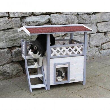 Kerbl Cat House Lodge Ontario 2-story cat house 2