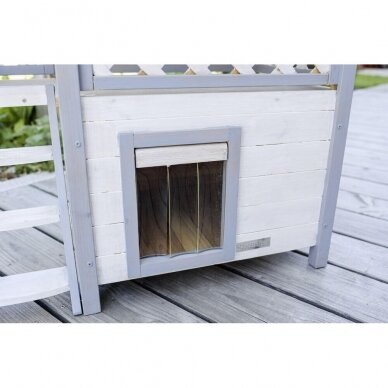 Kerbl Cat House Lodge Ontario 2-story cat house 5