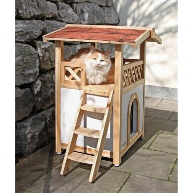 Kerbl Cat House Tyrol Alpin in a stylish hut design 3