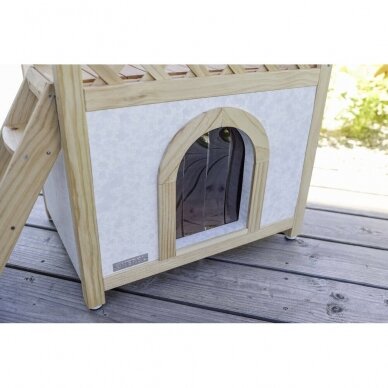 Kerbl Cat House Tyrol Alpin in a stylish hut design 9