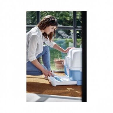 Kerbl  CAT LITTER TRAY CATHY CLEVER & SMART WITH SLIDING COMPARTMENT uždaras tualetas katėms 6