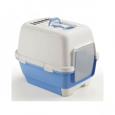 Kerbl  CAT LITTER TRAY CATHY CLEVER & SMART WITH SLIDING COMPARTMENT uždaras tualetas katėms