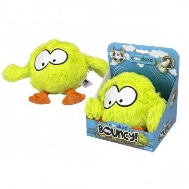 Coockoo Bouncy Jumping Ball interactive soft plush toy comes in various flashy colours 3