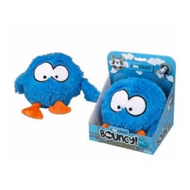 Coockoo Bouncy Jumping Ball interactive soft plush toy comes in various flashy colours 1