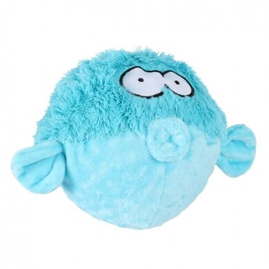Coockoo Gary dog toy  a spiny TPR ball covered in a super-soft plush cover 1