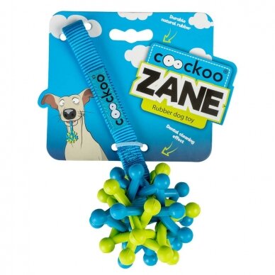 Coockoo Zane durable natural rubber dog toy 3