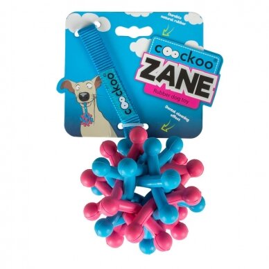 Coockoo Zane durable natural rubber dog toy