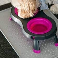 Dexas Pets Grippmat Flexible Non-Slip Pet Placemat for pets bowls 4