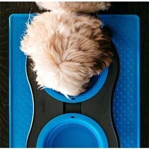 Dexas Pets Grippmat Flexible Non-Slip Pet Placemat for pets bowls 6