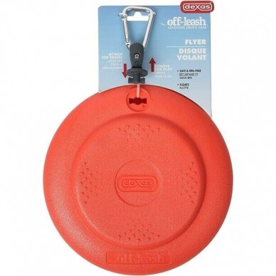 Dexas Off- Leash Flyer frisbee dog toy 1