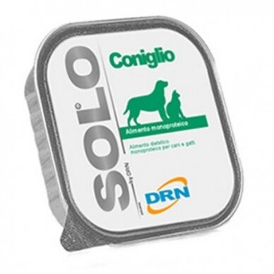 DRN SOLO®Coniglio  dietary wet food for dogs and cats  with Rabbit