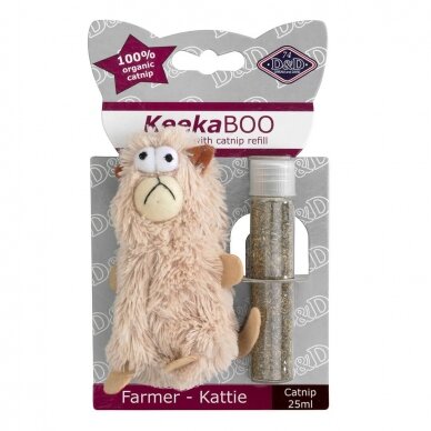Farmer kattie Soft cat toy with catnip refill