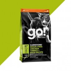 Go! Solutions CARNIVORE  GRAIN-FREE CHICKEN, TURKEY + DUCK PUPPY RECIPE sausas maistas šuniukams