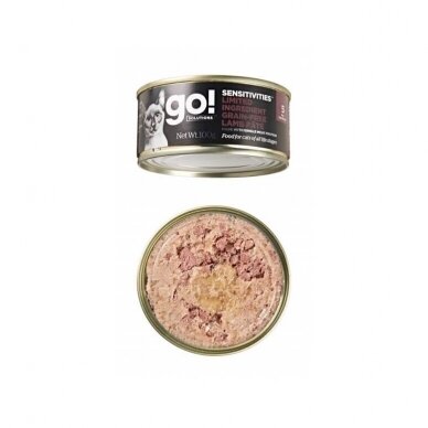 Go! Sensitivities Grain Free Lamb Pate for Cats wet food for cats for pets with specific dietary needs 1