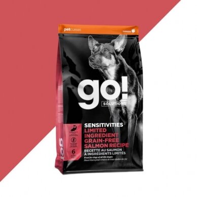 Go! Solutions SENSITIVITIES  LIMITED INGREDIENT GRAIN-FREE SALMON RECIPE dry food for adult dog and puppy
