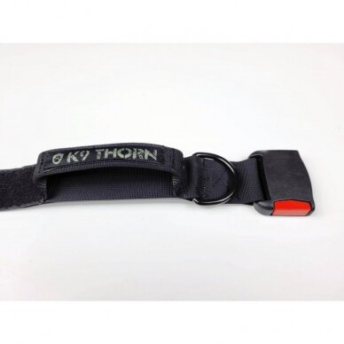K9Thorn BLACK COLLAR WITH HANDLE AND  ITW BUCKLE NEXUS  dog collar 3