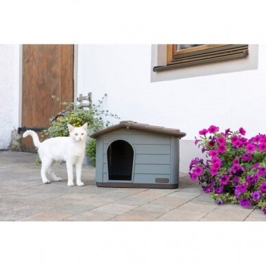 Kerbl Cat House Paola Eco made from 100 % post-consumer recycled plastic 5