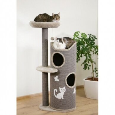 Kerbl Cat Tree Tiana cuddly bed and scratching surfaces sistem 6