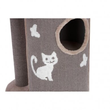 Kerbl Cat Tree Tiana cuddly bed and scratching surfaces sistem 5