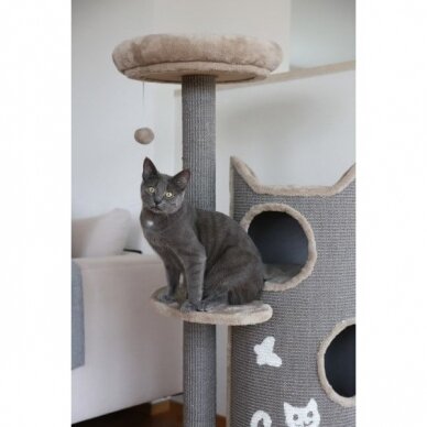 Kerbl Cat Tree Tiana cuddly bed and scratching surfaces sistem 7