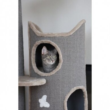 Kerbl Cat Tree Tiana cuddly bed and scratching surfaces sistem 8