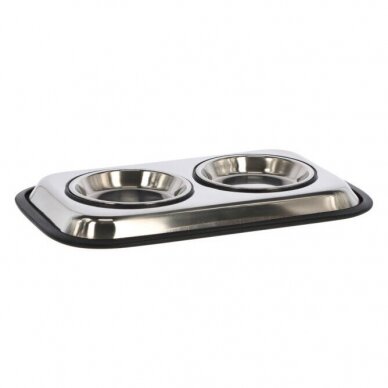 Kerbl Stainless Steel Bowl Duo set of bowl for dogs and cats