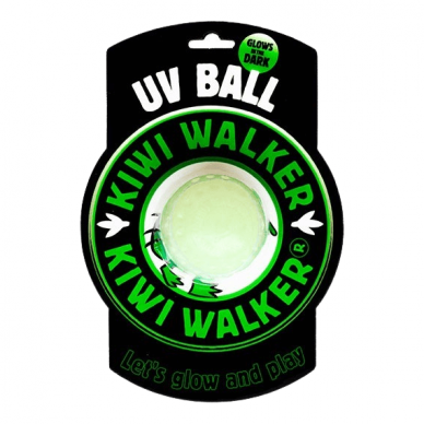 Kiwi Walker Let's Play Glow Ball tamsoje šviečiantis kamuolys žaislas šunims 1