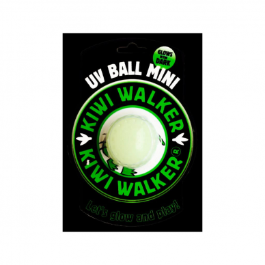 Kiwi Walker Let's Play Glow Ball tamsoje šviečiantis kamuolys žaislas šunims