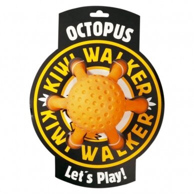 Kiwi Walker Let's Play! Octopus tvirtas žaislas šunims ir šuniukams