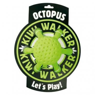Kiwi Walker Let's Play! Octopus tvirtas žaislas šunims ir šuniukams 1