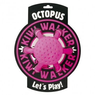 Kiwi Walker Let's Play! Octopus tvirtas žaislas šunims ir šuniukams 2
