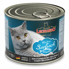 LEONARDO® Rich in ocean fish  0,2 kg konservai katėms su žuvimi