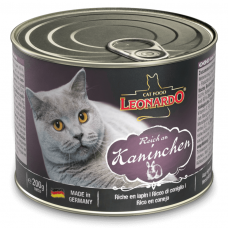 LEONARDO® Rich in rabbit  0,2 kg konservai katėms su triušiena