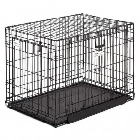 Midwest Ovation Trainer Cage metalinis narvas šunims su pakeliamomis durelėmis