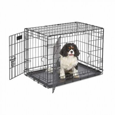MidWest iCrate® Dog Crate  a strong, folded dog crate 3