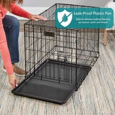 MidWest iCrate® Dog Crate  a strong, folded dog crate 5