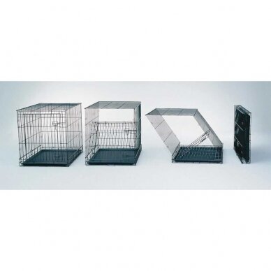 Midwest Ovation Trainer Cage metalinis narvas šunims su pakeliamomis durelėmis 3