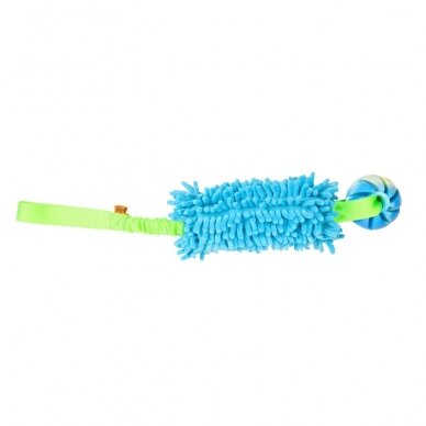 MOP TUG WITH BALL- BUNGEE dog toy 3