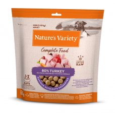 Nature's Variety  TURKEY šaltyje džiovintas liofilizuotas maistas šunims